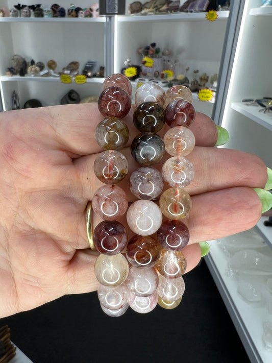 Fire Quartz 10mm Bracelet