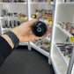 Black Fluorite Sphere on Stand (UV Reactive)