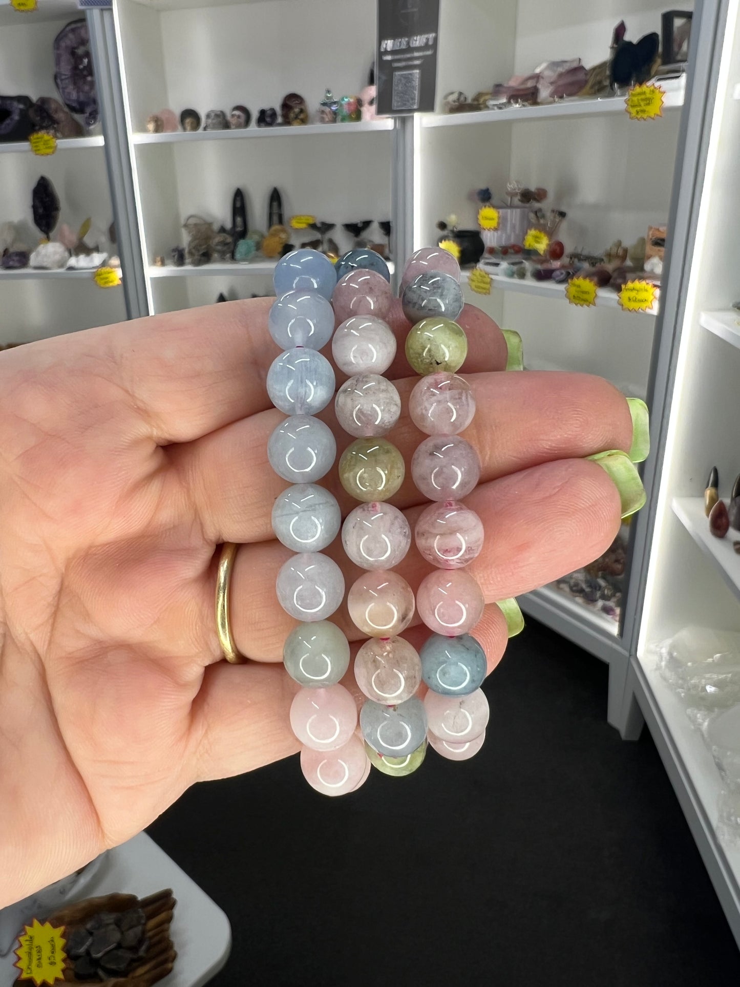 Morganite 8mm Bracelet