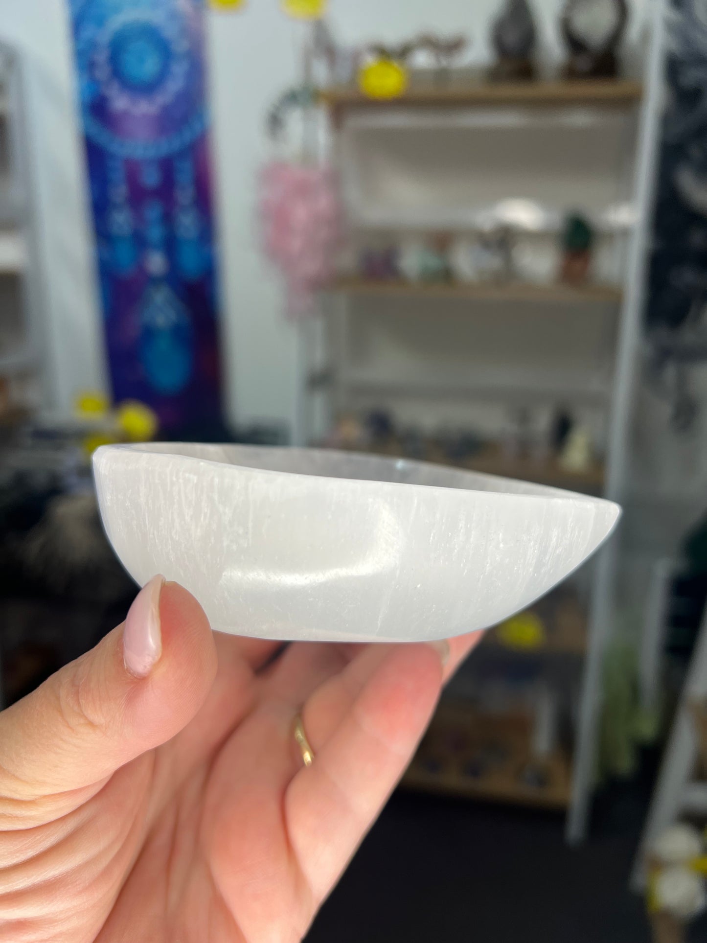 Selenite Heart Bowl
