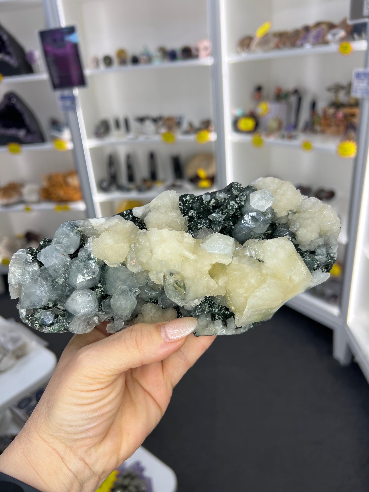 Apophyllite x Stilbite Specimen