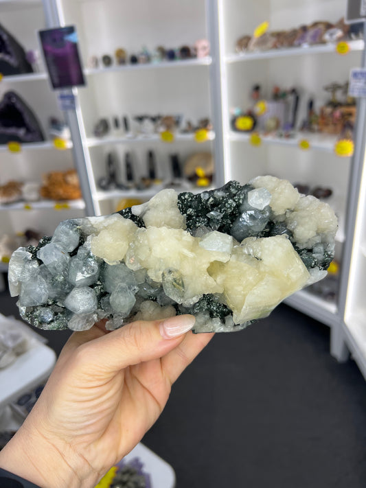 Apophyllite x Stilbite Specimen