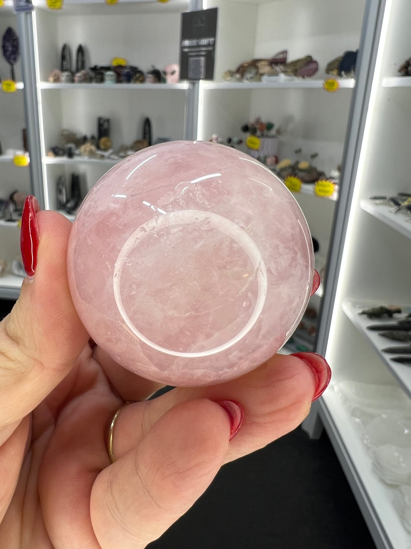 Rose Quartz Sphere with Stand