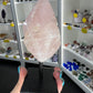 Rose Quartz Point on Stand