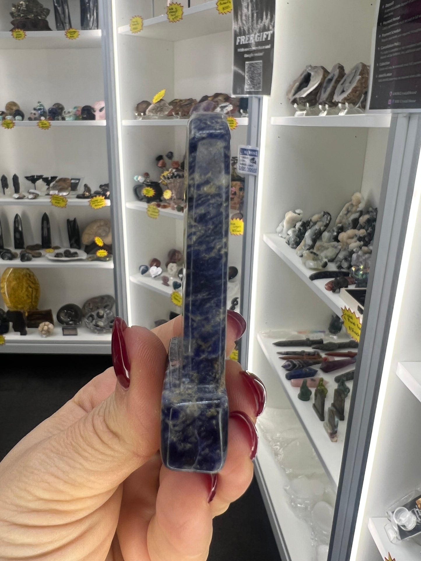 Sodalite Tombstone