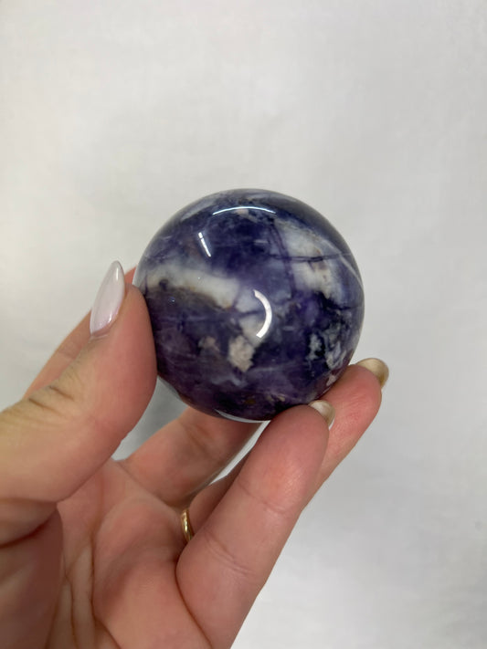 Violet Fluorite Sphere with Stand