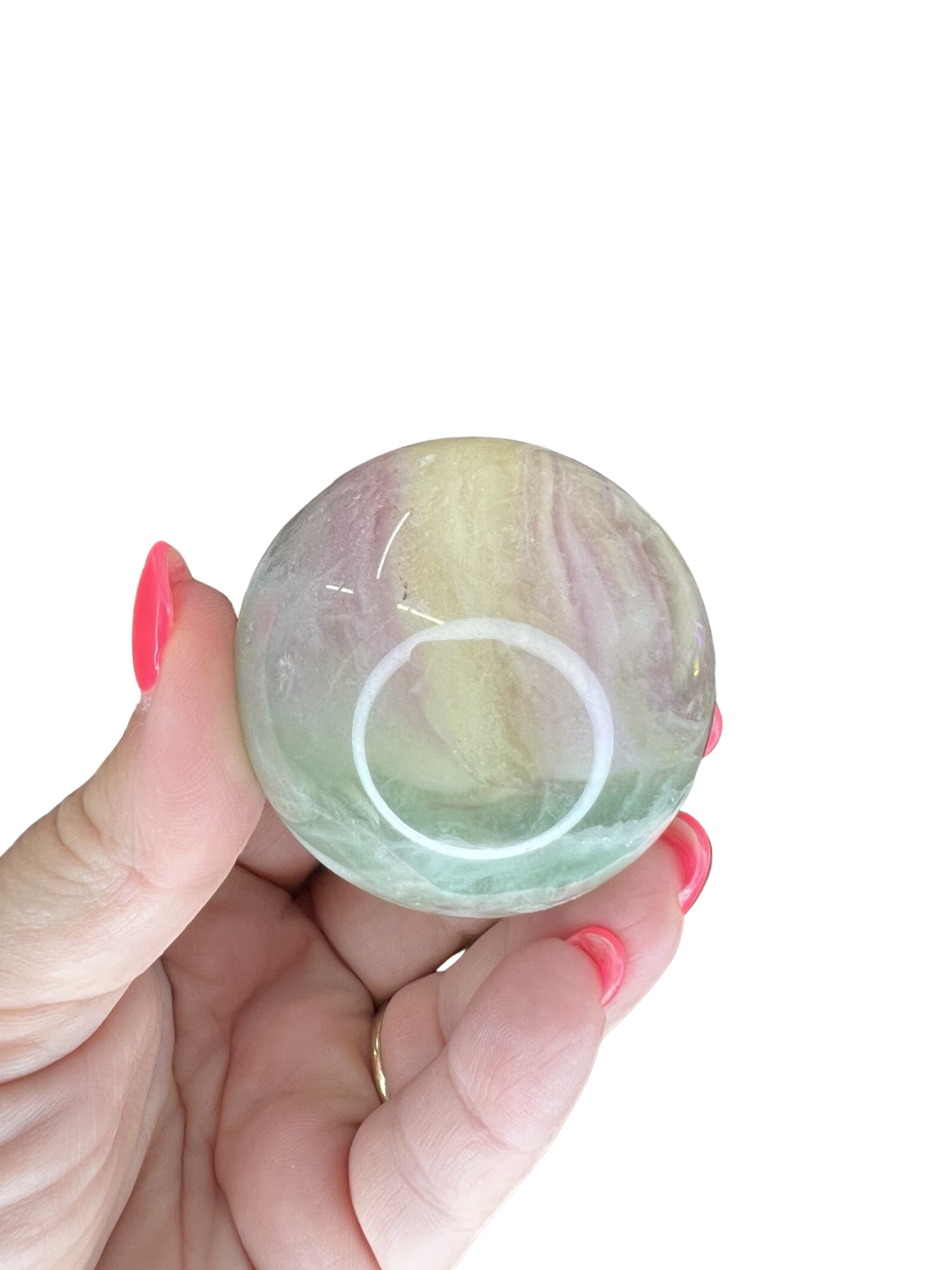 Fluorite Sphere with Stand
