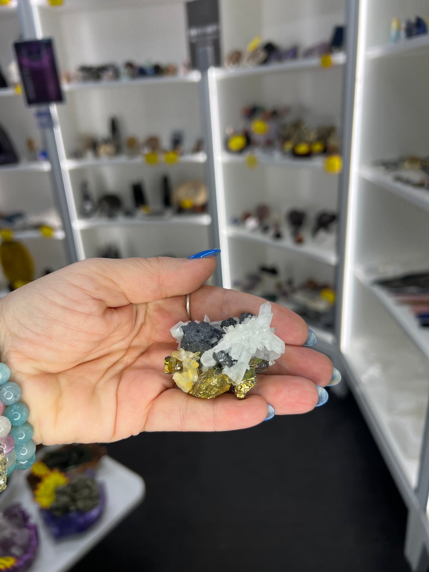 Clear Quartz / Pyrite Raw Specimen