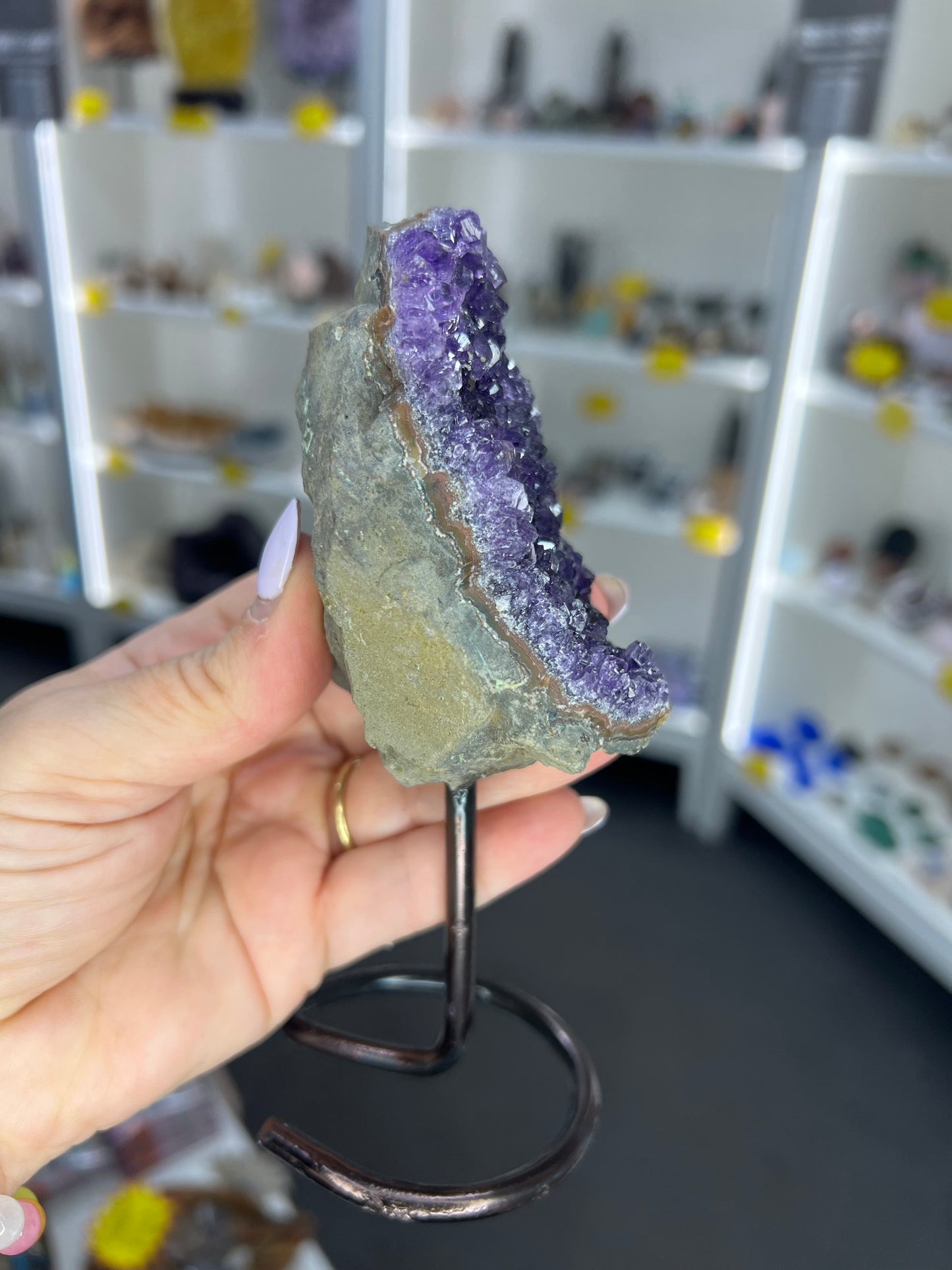 Amethyst Cluster on Stand