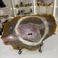 Amethyst / Agate Slab on Stand