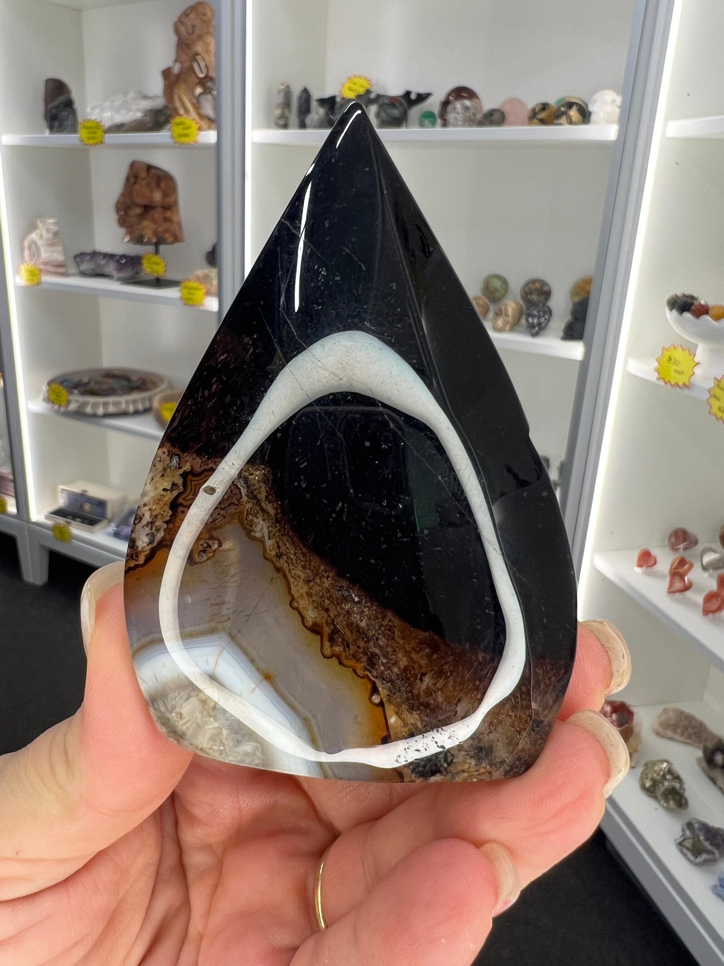 Black Agate Freeform