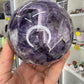 Chevron / Dream Amethyst Sphere with Stand