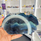 Black Fluorite Slab (UV Reactive)