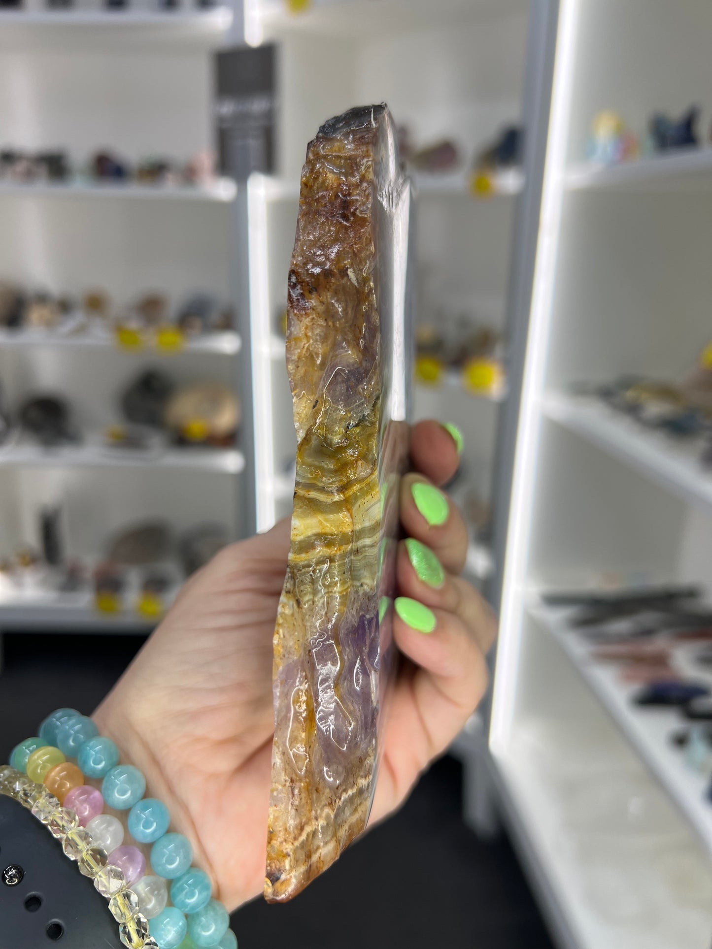 Crazy Lace Amethyst Slab