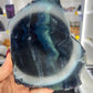 Black Fluorite Slab (UV Reactive)