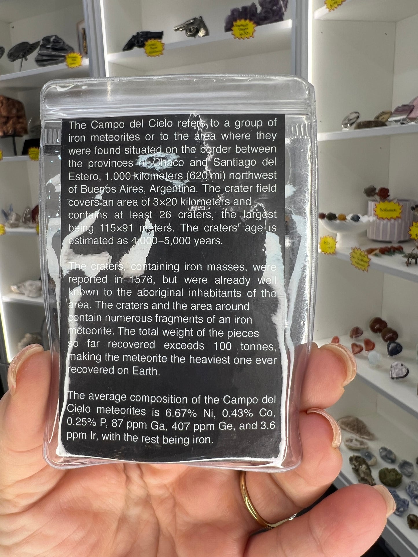 Campo Del Cielo Meteorite
