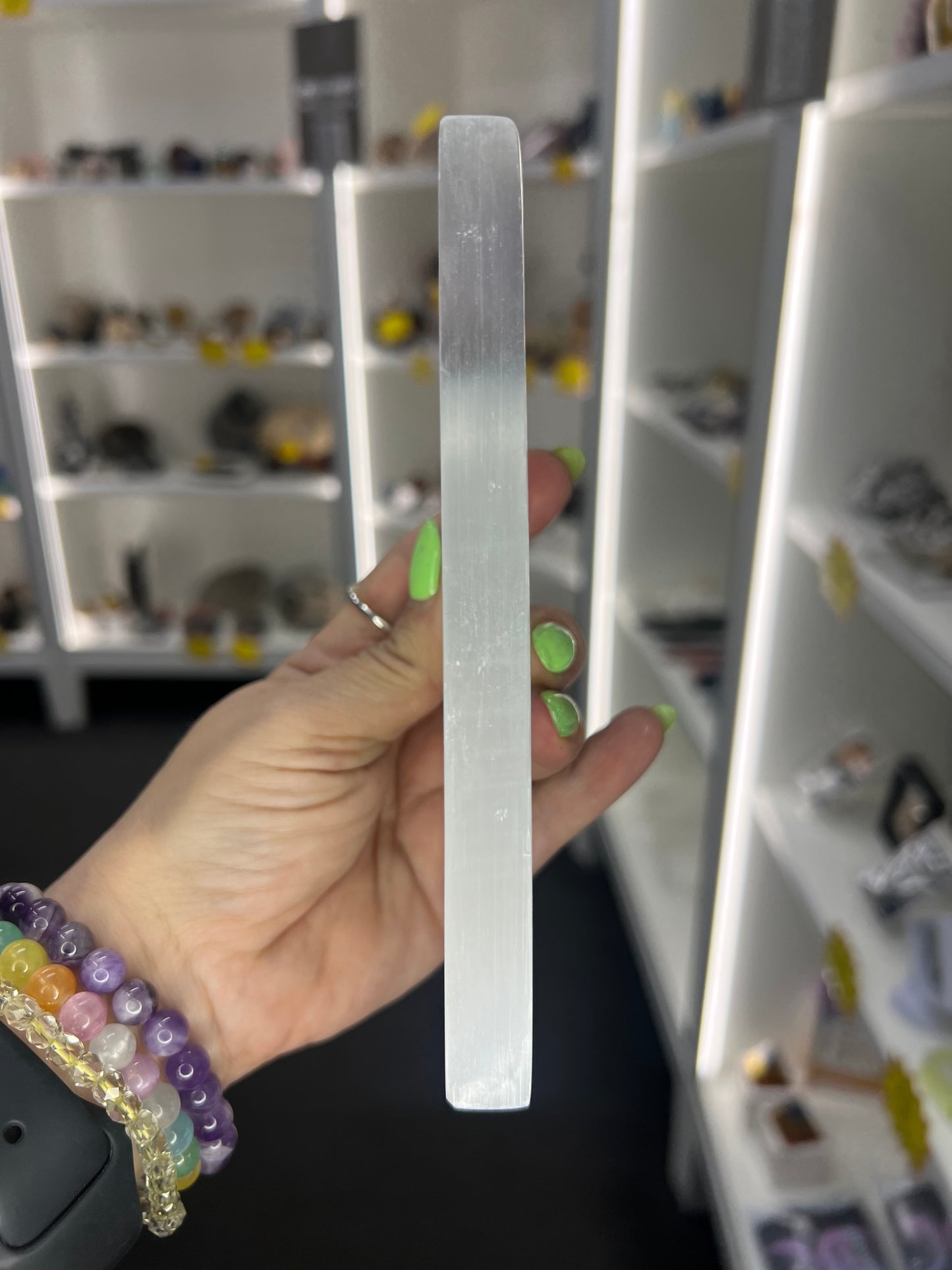 Selenite Angel Wings Charging Plate