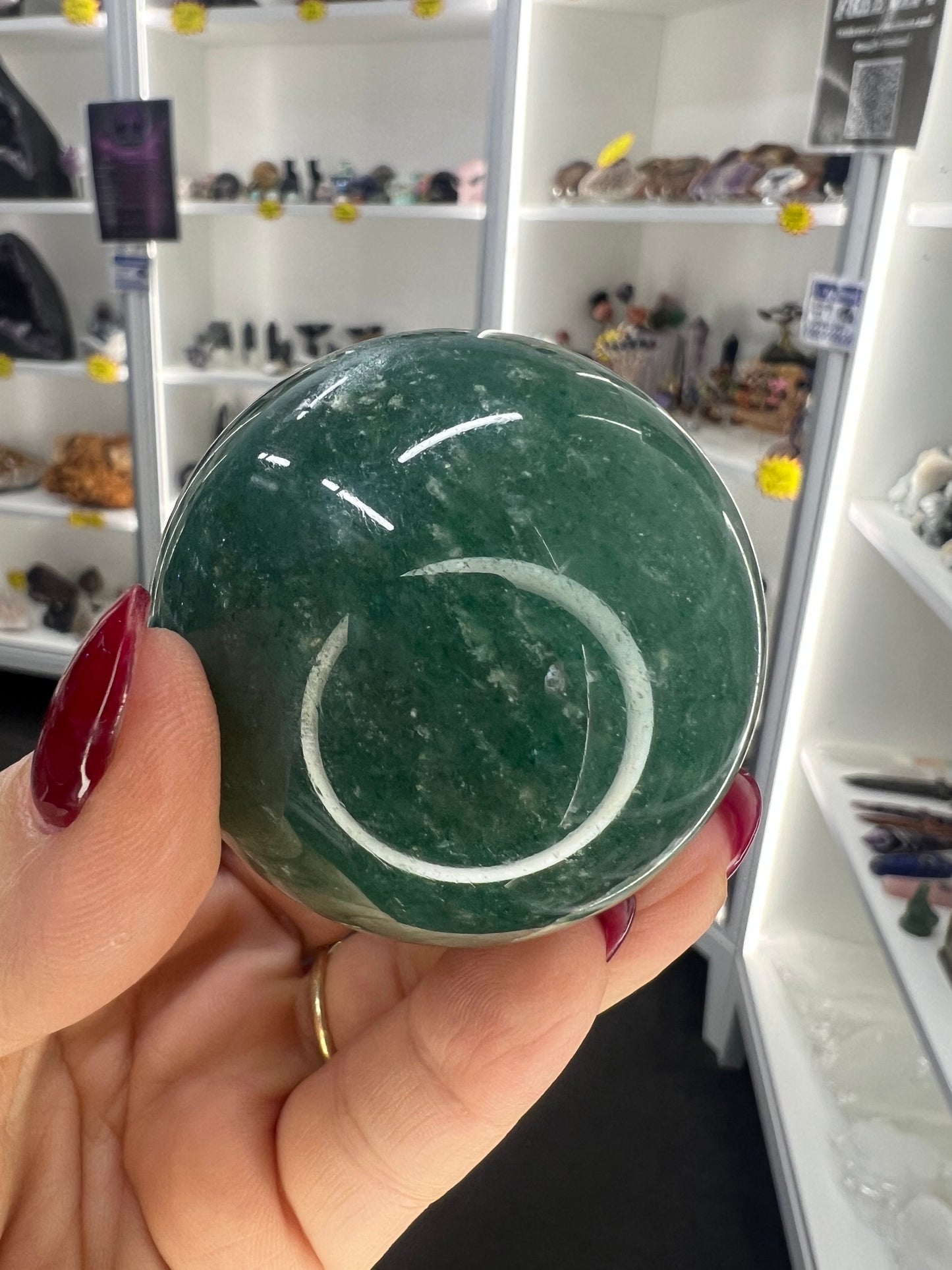 Green Aventurine Sphere with Stand