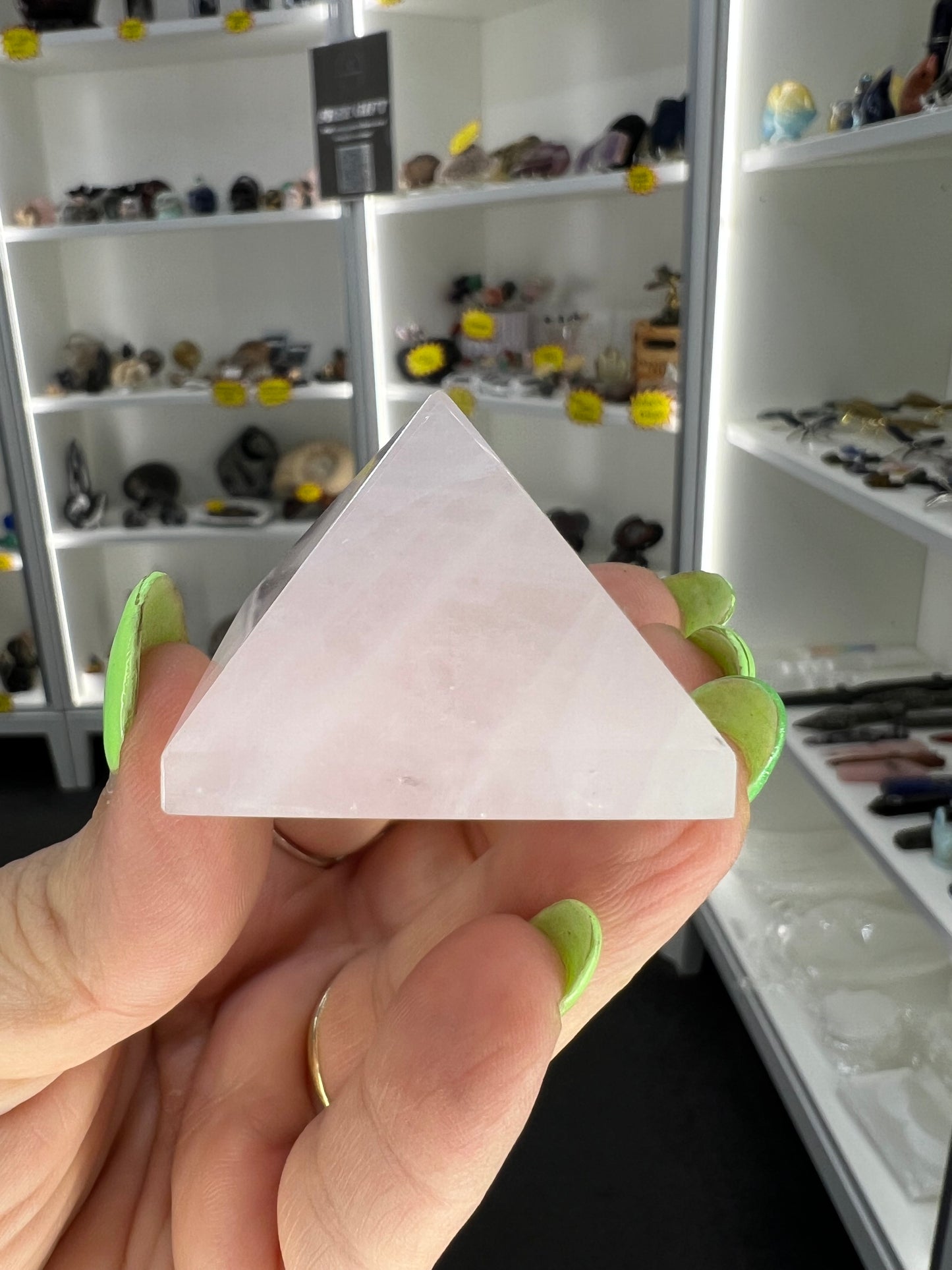 Rose Quartz Pyramid