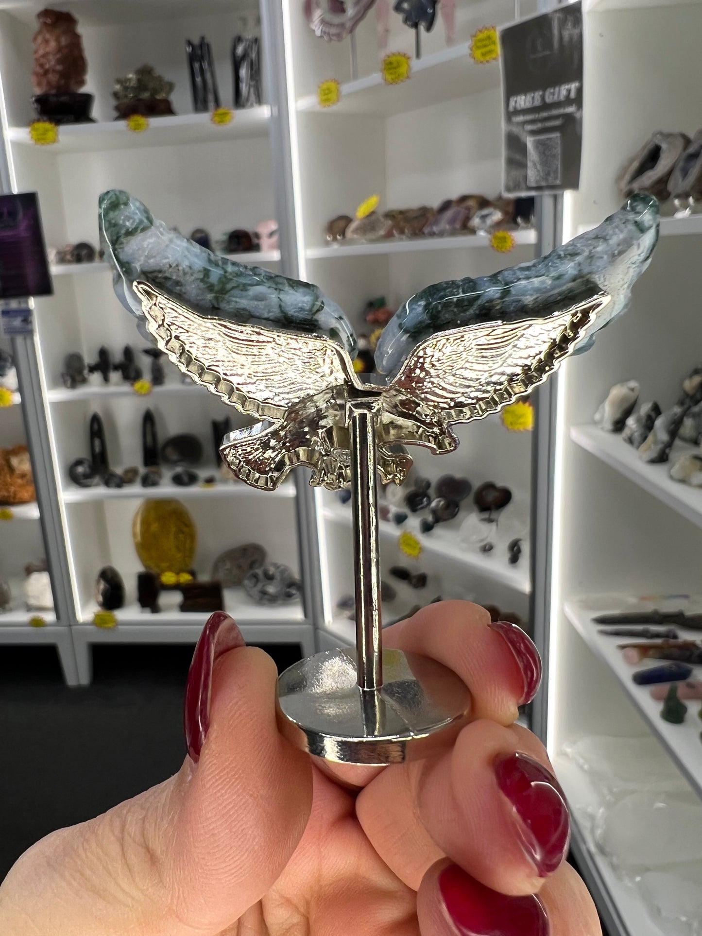 Moss Agate Eagle