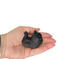 Black Obsidian Cat Carving
