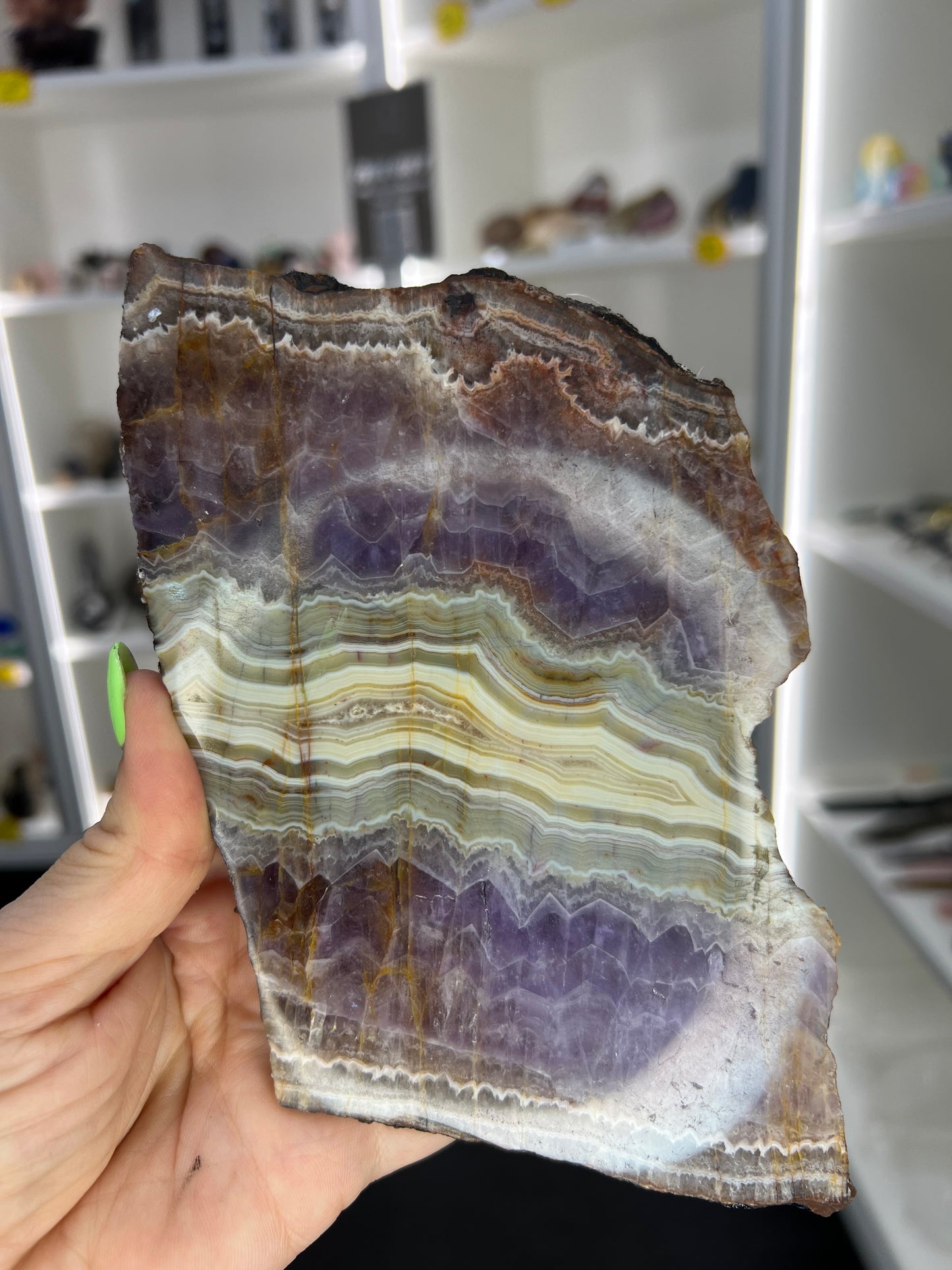 Crazy Lace Amethyst Slab