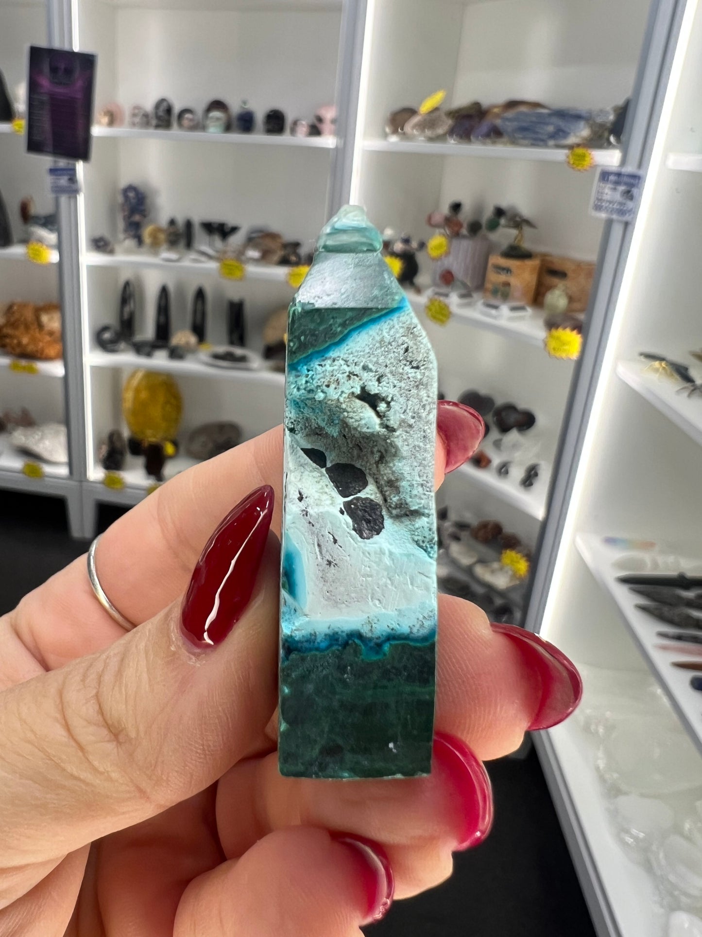 Malachite x Chrysocolla Point