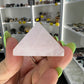 Rose Quartz Pyramid
