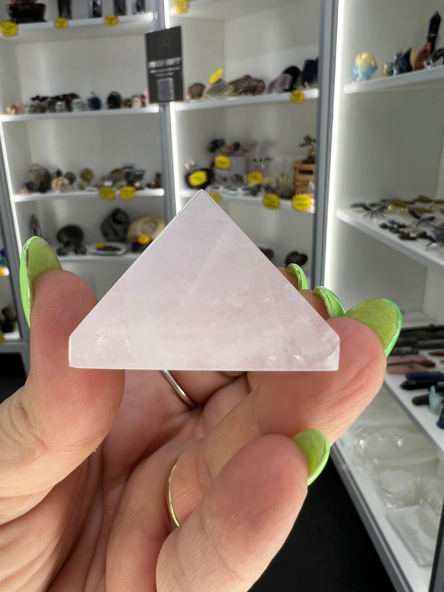 Rose Quartz Pyramid
