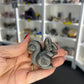 Silver Sheen Obsidian Squirrel