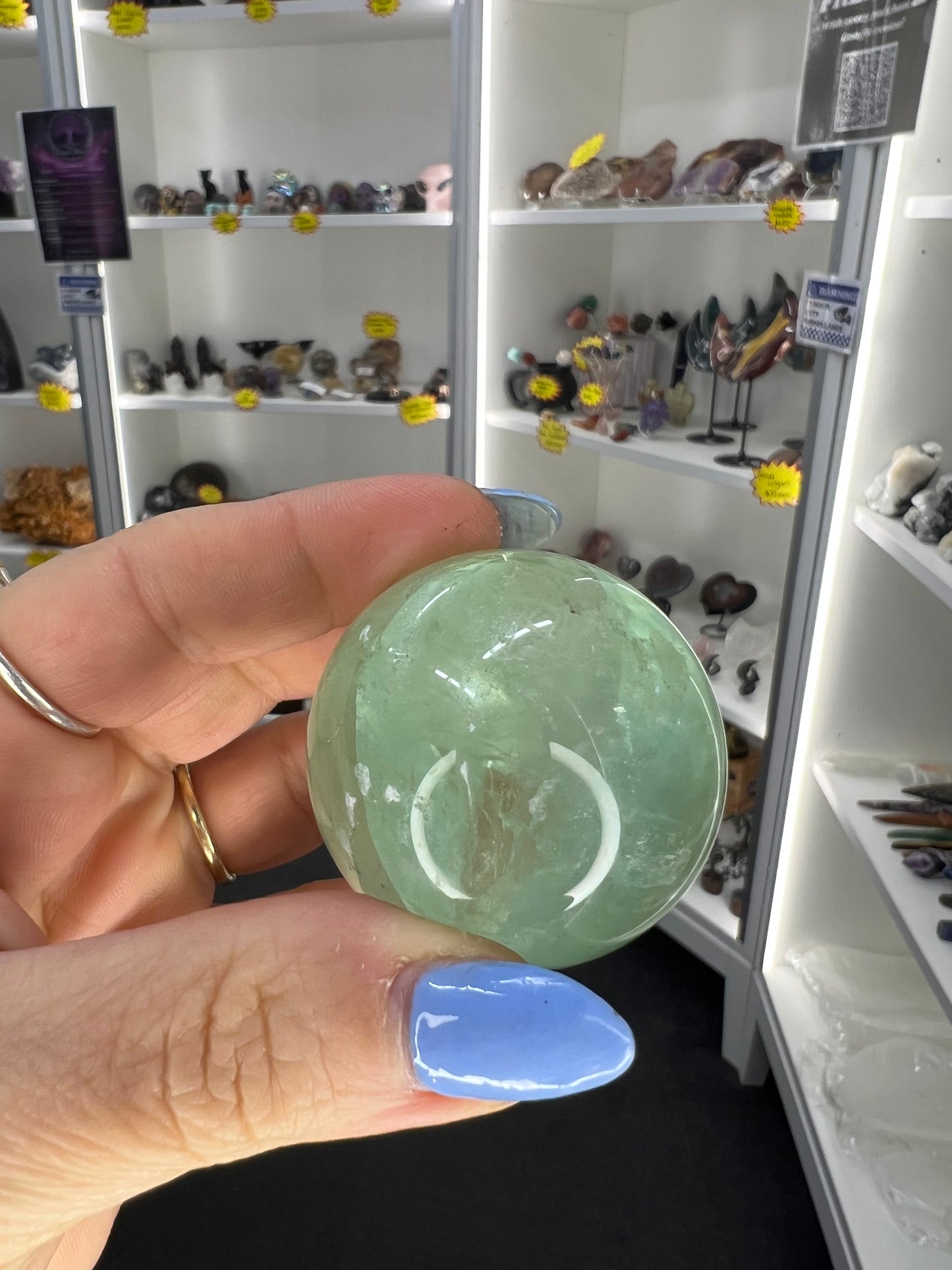 Fluorite Sphere with Stand