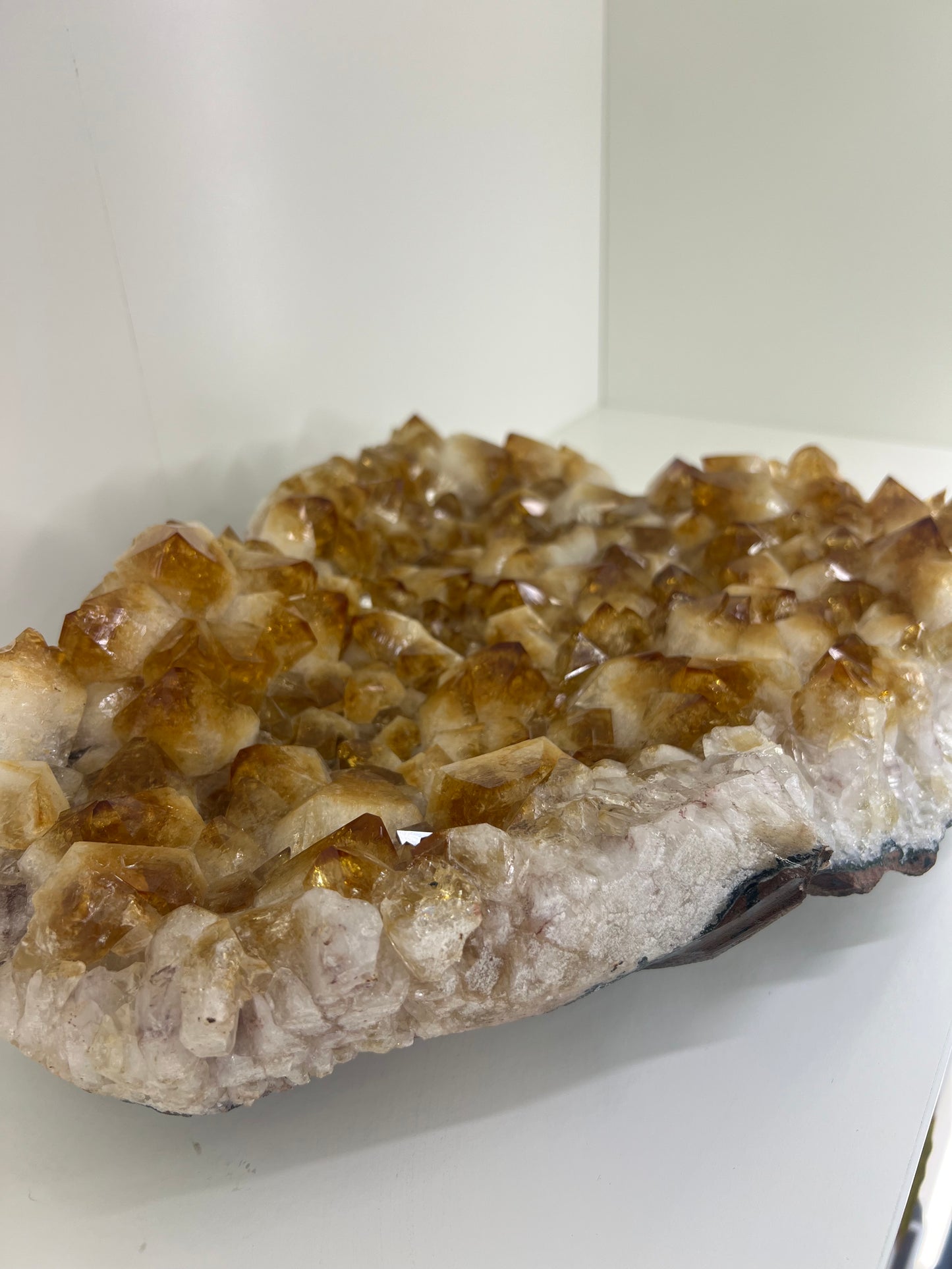 Huge Citrine Cluster