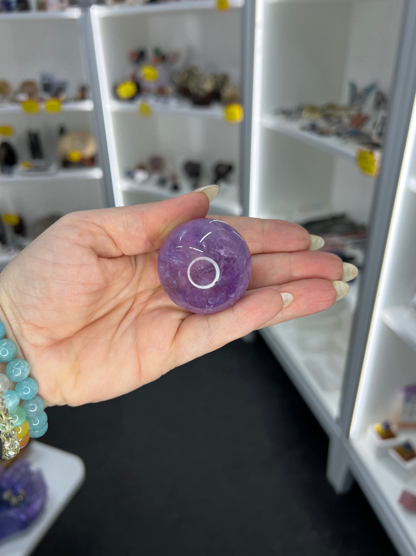 Amethyst Sphere on Stand