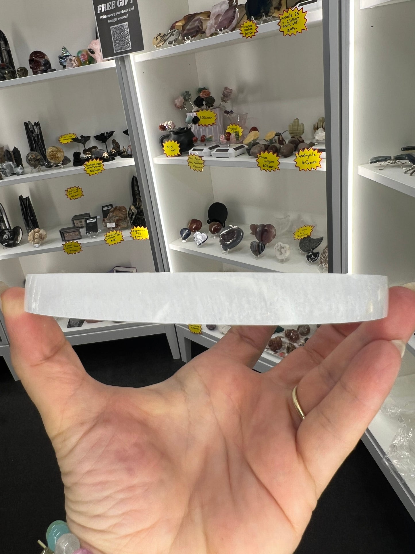 Selenite Charging Plate