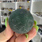 Fluorite Moon Face Sphere on Stand