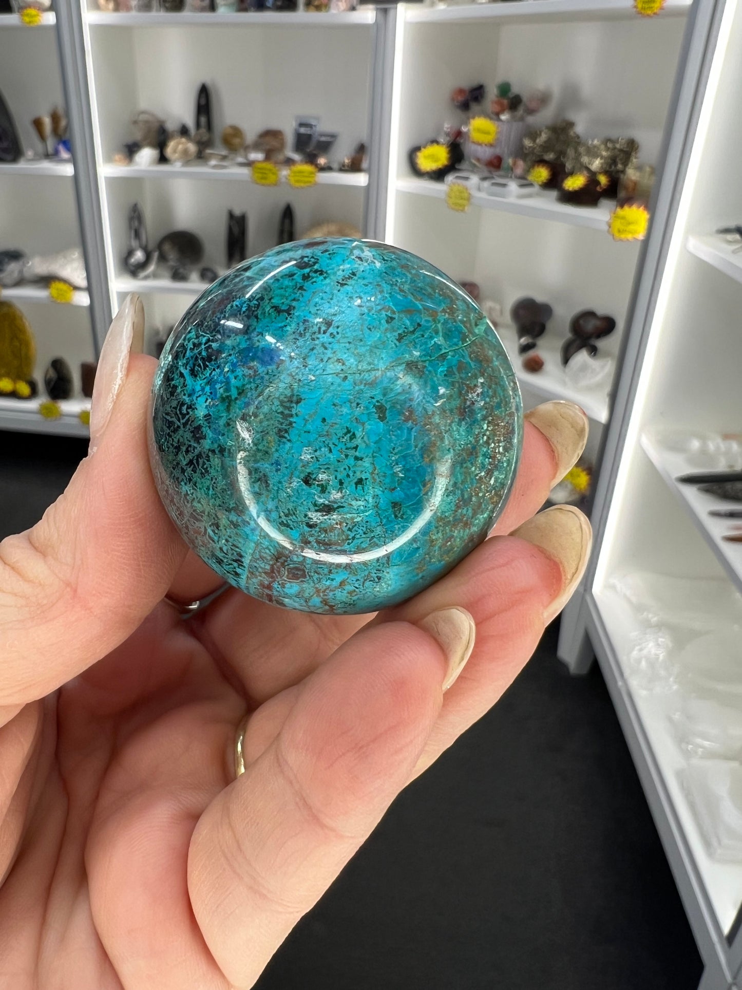 Phoenix Turquoise Sphere on Stand