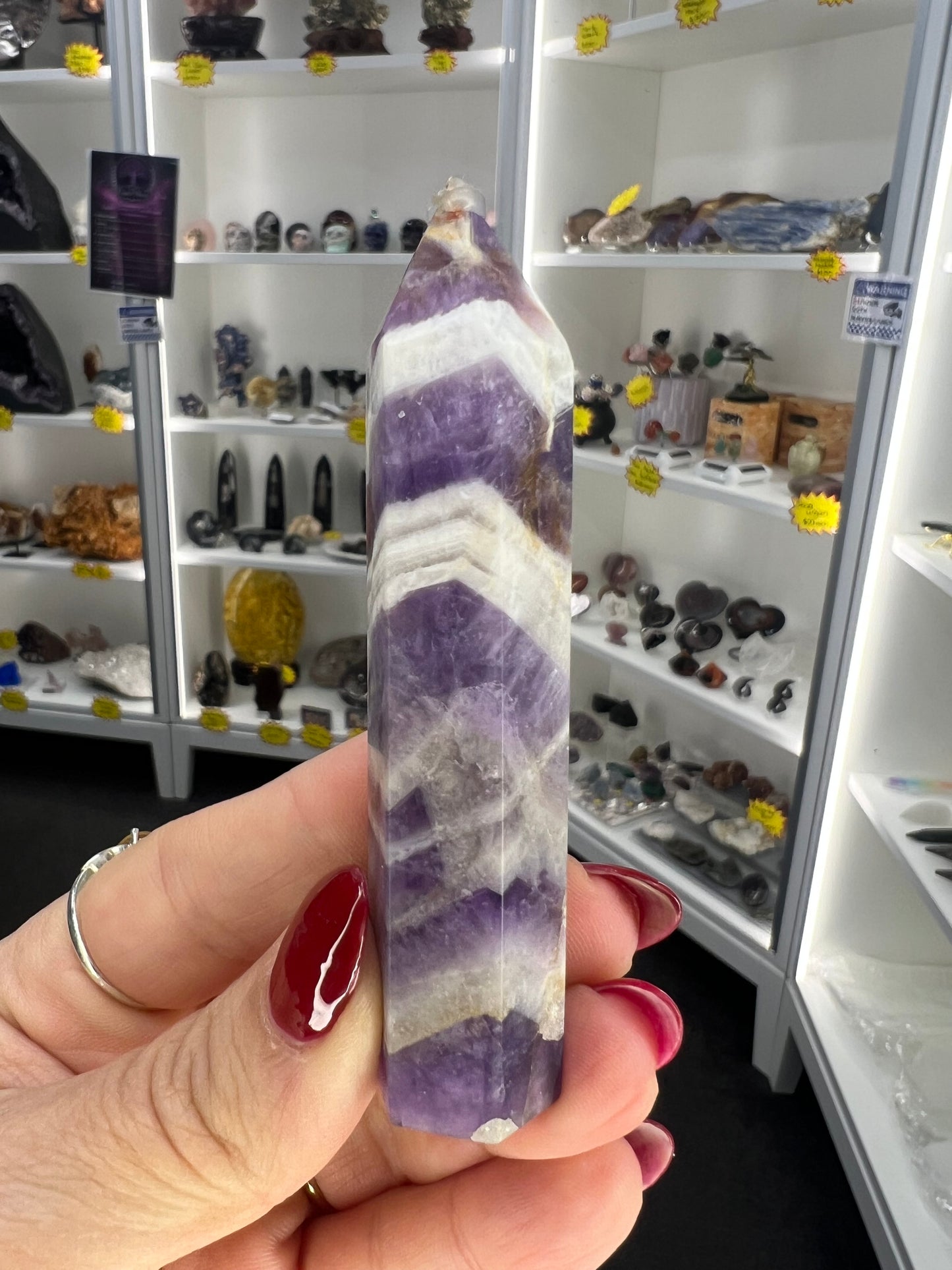 Chevron / Dream Amethyst Tower