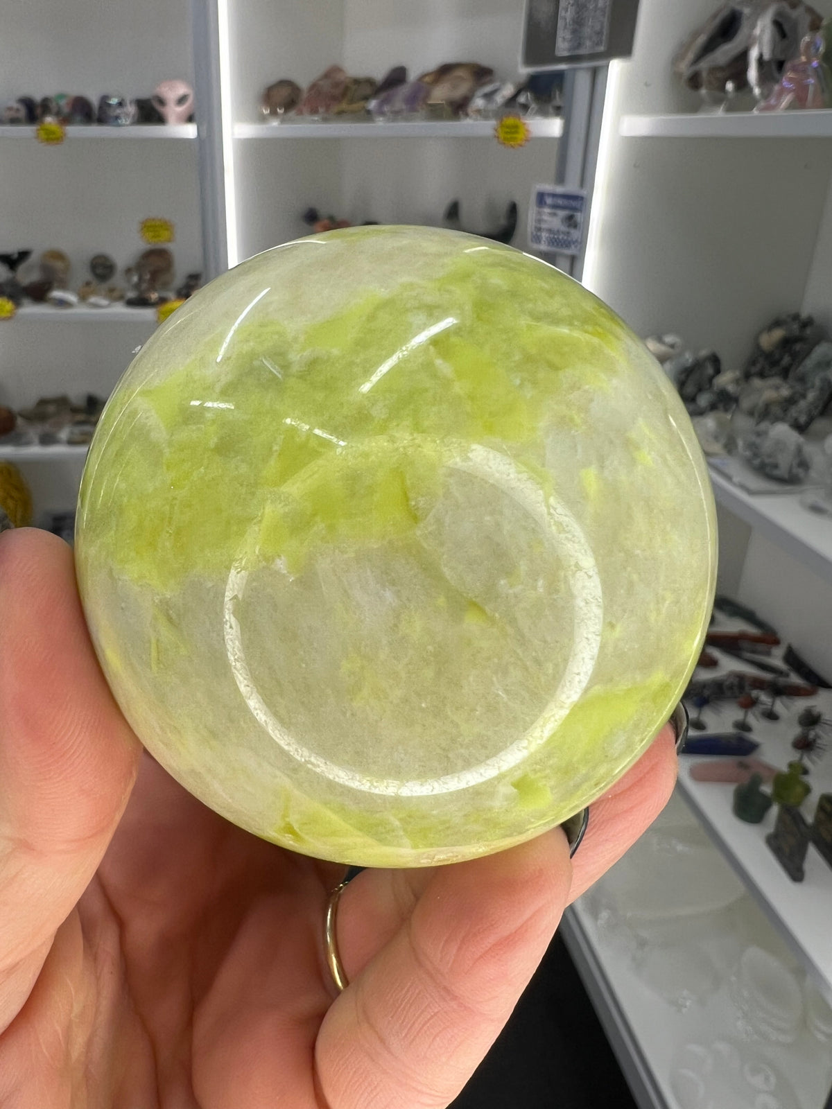 Xiu Jade Sphere on Stand