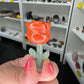 Red Jasper / Green Aventurine Rose