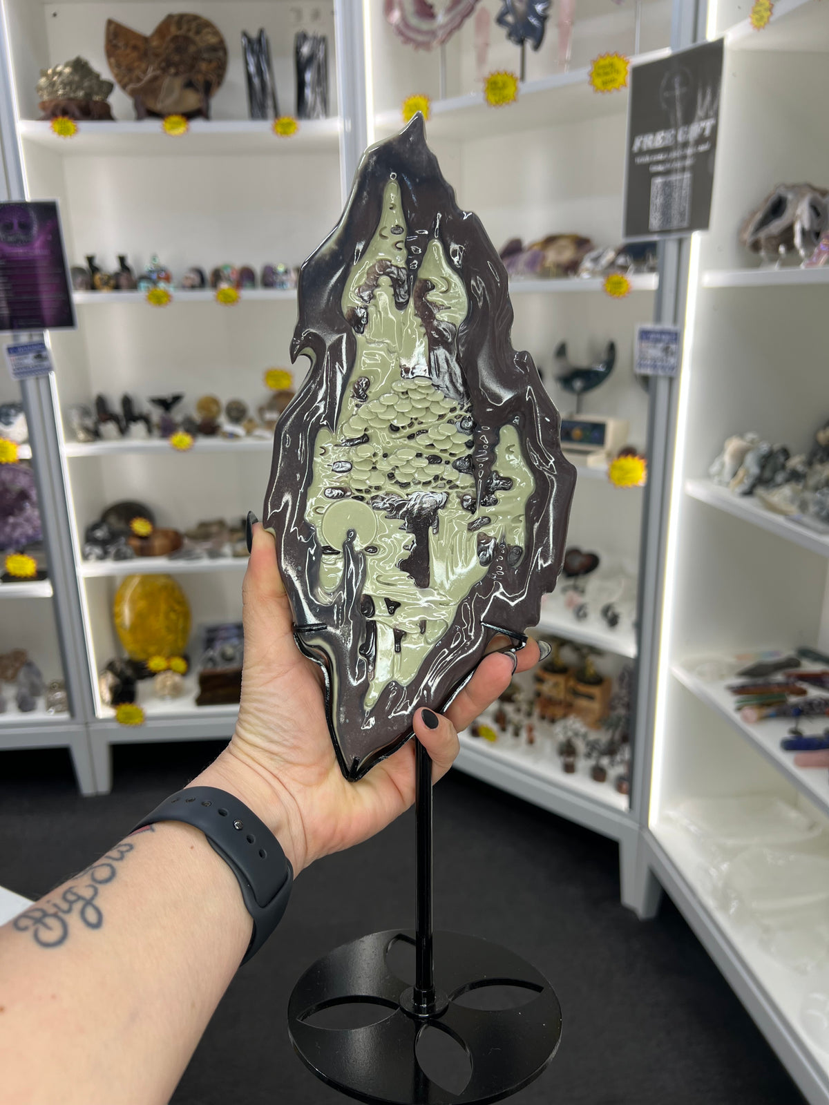 Purple Rope Jasper Landscape