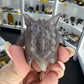 Lepidolite Character Carving