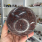 Red Onyx Sphere on Stand