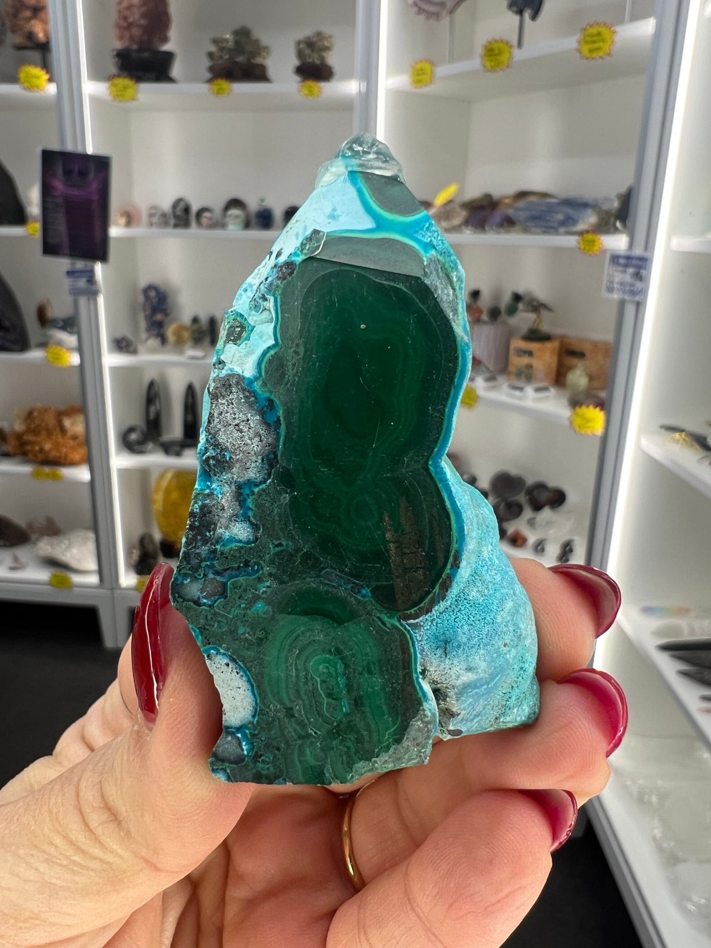 Malachite x Chrysocolla Point