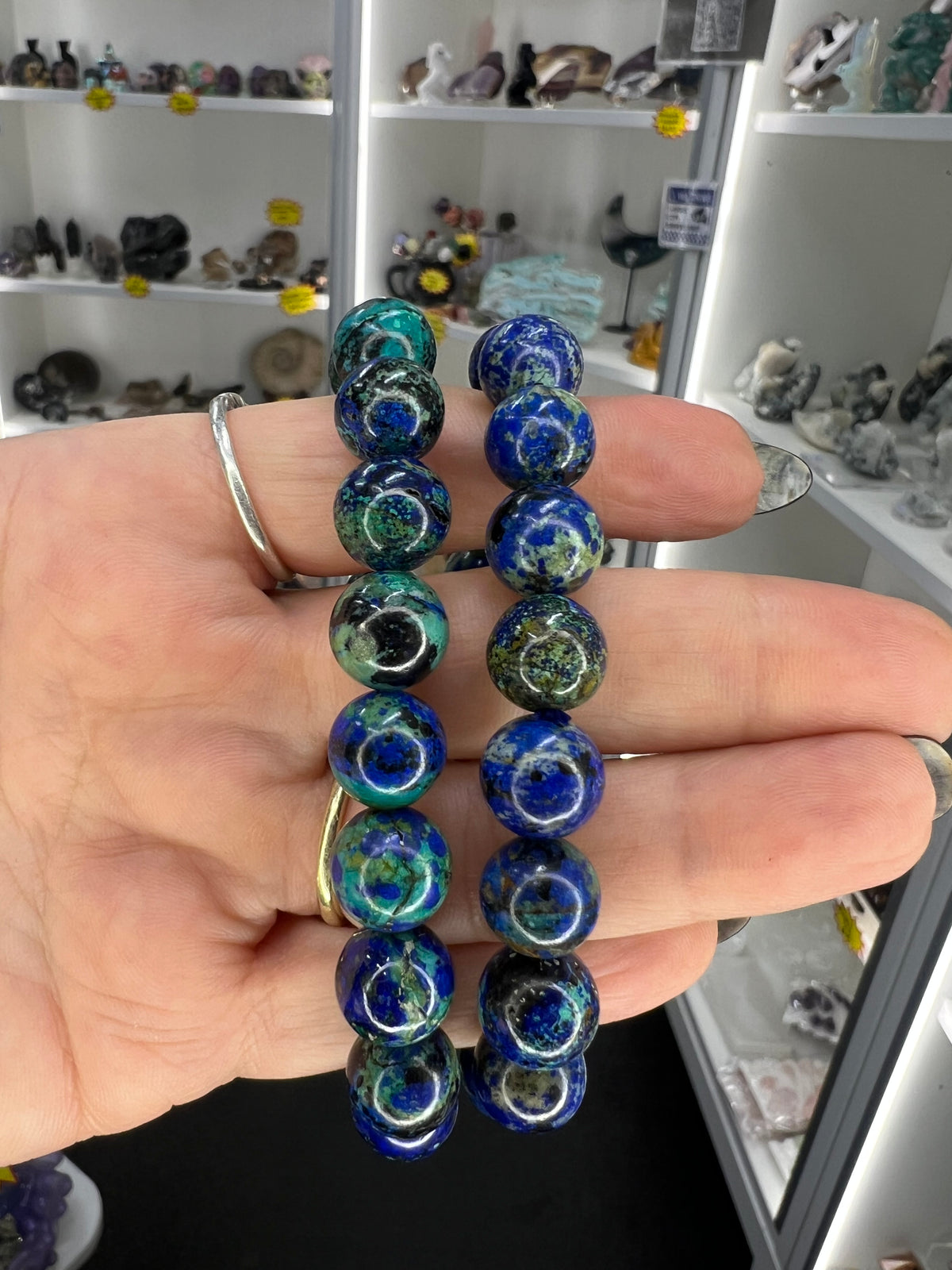 Azurite / Malachite 10mm Bracelet
