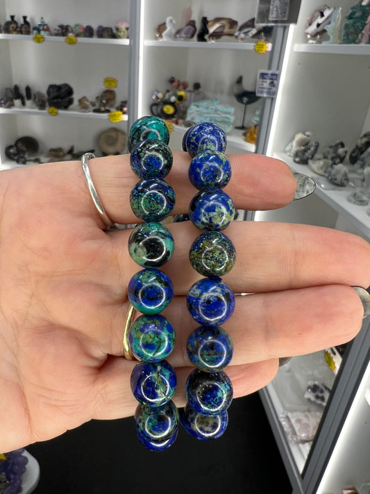 Azurite / Malachite 10mm Bracelet