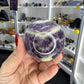 Chevron / Dream Amethyst Sphere with Stand