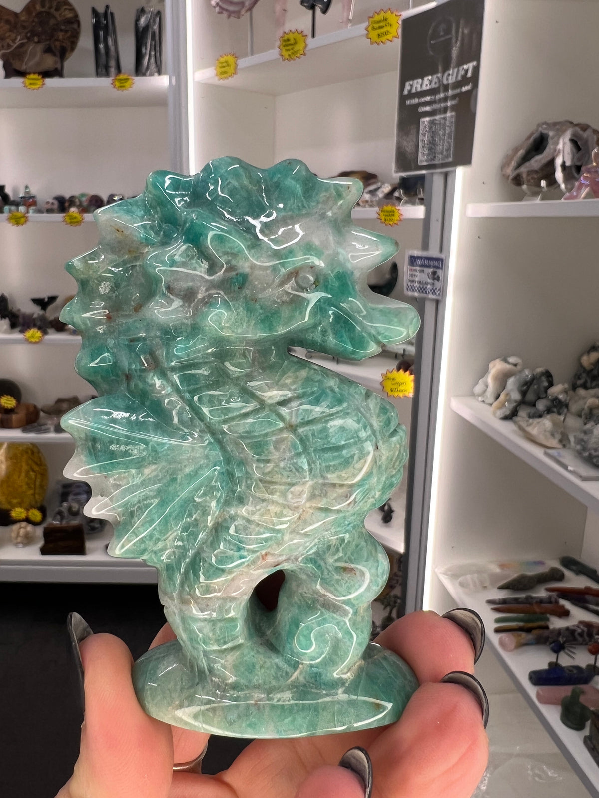 Amazonite Seahorse