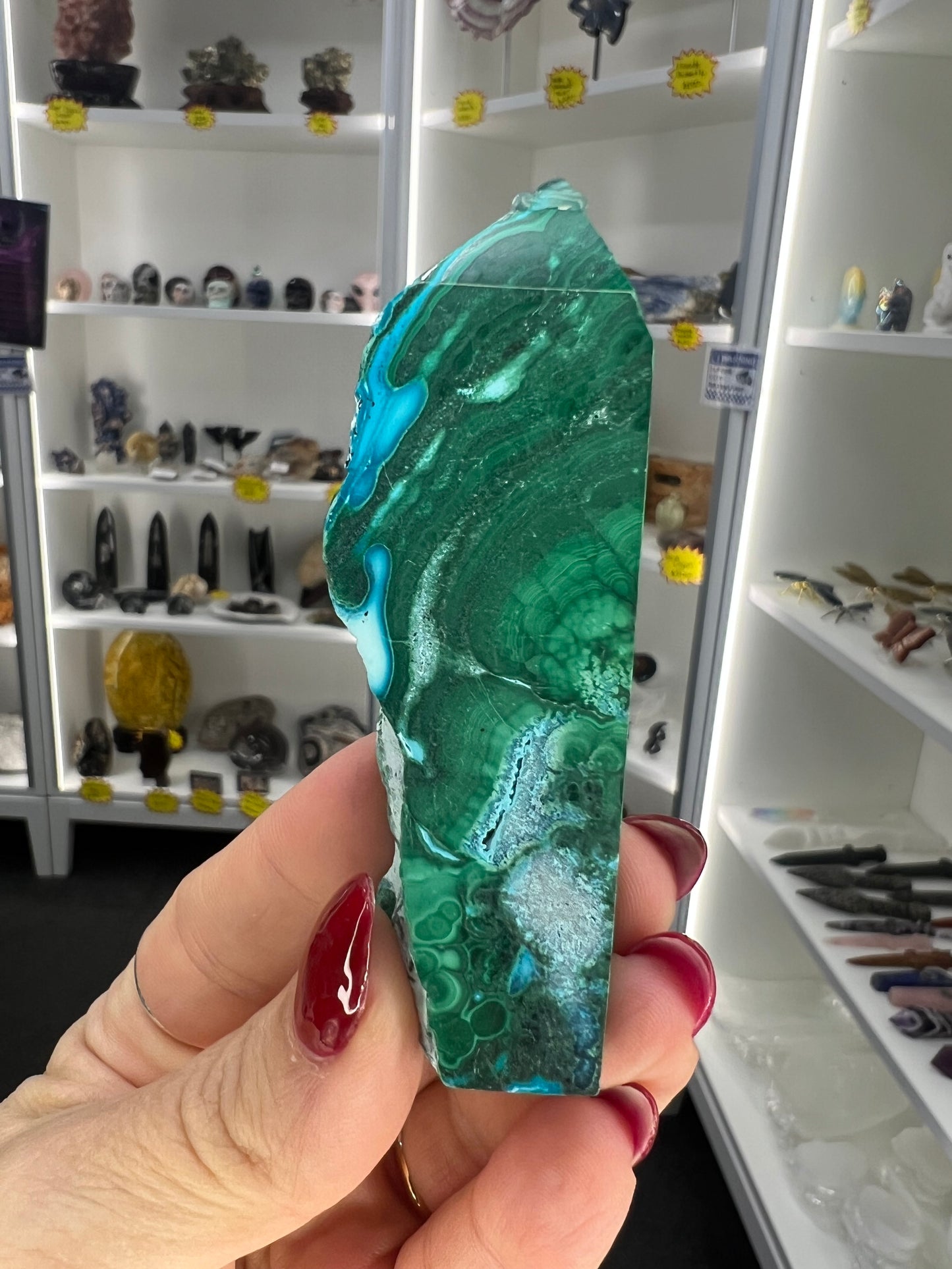 Malachite x Chrysocolla Point