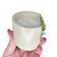 Peridot Crystal Candle