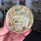 Variscite Indian Carved Sphere on Stand